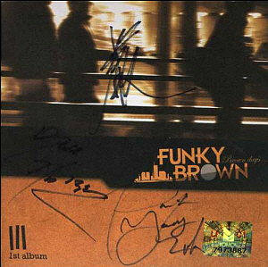 펑키브라운(Funky Brown) / 1집-Brown Days (싸인시디)