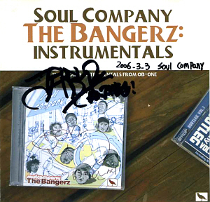 소울컴퍼니(Soul Company) / The Bangerz: Instrumentals (2CD, 싸인시디)
