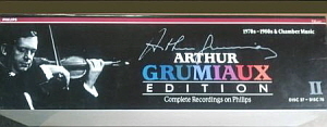 Aurthur Grumiaux / Complete Recording On Philips Vol.2 (1970s-1980s &amp; Chamber Music) (36CD, BOX SET) 