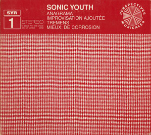 Sonic Youth / Syr 1 - Anagrama (Paper Sleeve)
