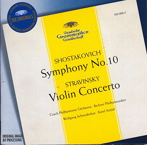 Wolfgang Schneiderhan &amp; Karel Ancerl / Stravinsky: Violin Concerto, Shostakovich: Symphony No.10
