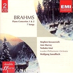 Stephen Kovacevich &amp; Wolfgang Sawallisch / Brahms: Piano Concertos No.1 Op.15, No.2 Op.83 (2CD)