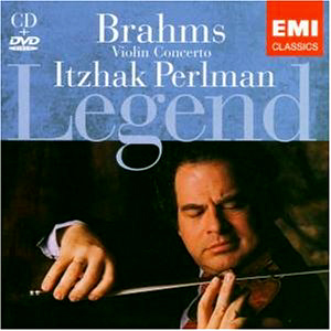 Itzhak Perlman, Carlo Maria Giulini, Daniel Barenboim / Brahms, Beethoven: Violin Concertos (CD+DVD, 미개봉)