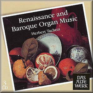 Herbert Tachez / Renaissance and Baroque Organ Music (3CD, 미개봉)
