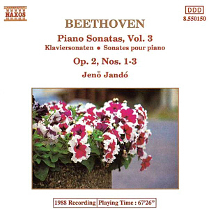 Jeno Jando / Beethoven: Piano Sonatas Vol.3 - No.1 Op.2, No.2 Op.2-2, No.3 Op.2-3