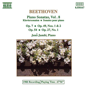 Jeno Jando / Beethoven : Piano Sonatas Vol.8 - No.4 Op.7, No.19 Op.49-1, No.20 Op.49-2, No.22 Op.54, No.13 Op.27-1 &#039;Quasi Una Fantasia&#039;