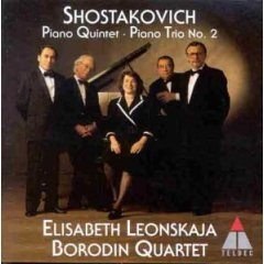 Borodin Quartet &amp; Elisabeth Leonskaja / Shostakovich: Piano Quintet, Piano Trio (미개봉)