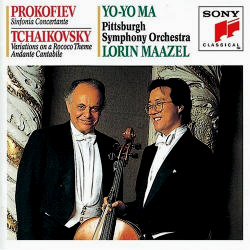 Yo-Yo Ma &amp; Lorin Maazel / Prokofiev: Sinfonia Concertante Op.125, TchaIkovsky: Variations on a Rococo Theme Op.33, Andante Cantabile