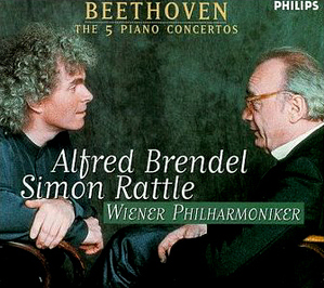 Alfred Brendel &amp; Simon Rattle / Beethoven: The 5 Piano Concertos (3CD)