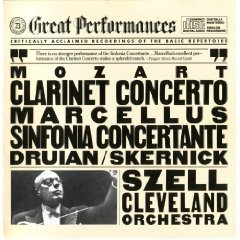 George Szell / Mozart: Clarinet Concerto, K.622 / Sinfonia Concertante for Violin, Viola, &amp; Orchestra, K.364