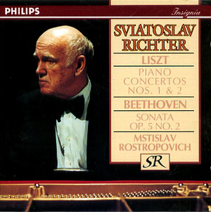Mstislav Rostropovich, Sviatoslav Richter / Liszt: Piano Concertos Nos. 1 &amp; 2; Beethoven: Sonata, Op. 5 No. 2