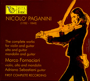 Marco Fornaciari, Adriano Sebastiani / Paganini: The Complete Works For Violin And Guitar (6CD)