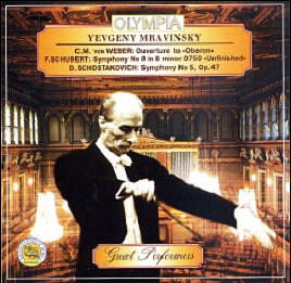 Yevgeny Mravinsky / Shostakovich: Symphony No.5 Op.47, Schubert : Symphony No.8 D.759 &#039;Unfinished&#039; &amp; Weber: Oberon Overture