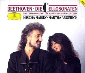 Mischa Maisky &amp; Martha Argerich / Beethoven: The 5 Cello Sonatas, Twelve Variations in G on A Theme From Handels Oratorio &#039;Judas Maccabaeus&#039; (2CD, 미개봉)