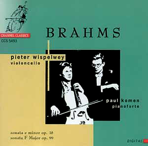Pieter Wispelwey / Brahms: Cello Sonata No.1Op.38, No.2 Op.99