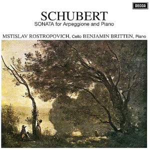 Mstislav Rostropovich &amp; Benjamin Britten / Schubert: Arpeggione Sonata D821, Schumann : Funf Stuke Im Volkston, Op.102, Debussy: Cello Sonata (미개봉)