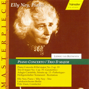 Elly Ney / Beethoven: Piano Concerto No.2 Op.19, Piano Trio No.1 Op.70 &#039;Ghost&#039;