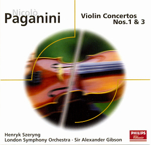 Henryk Szeryng &amp; Alexander Gibson / Paganini: Violin Concerto No.1 Op.6, No.3