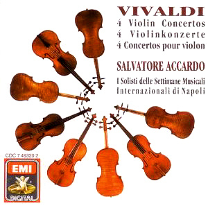 Salvatore Accardo / Vivaldi: 4 Violin Concertos: Concerto in F Major, RV.286; Concerto in D Minor, RV.243; Concerto in E Major, RV.270; Concerto in E Minor, RV.277