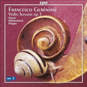 Markus Mollenbeck / Christian Rieger / Anton Steck / Geminiani: Violin Sonatas, Op.5 (미개봉)