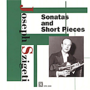 Joseph Szigeti / Violin Sonatas &amp; Short Pieces (미개봉)