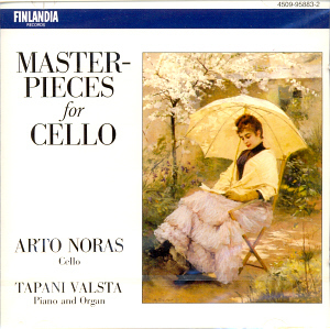 Arto Noras / Masterpieces For Cello - Tapani Valsta, Piano Organ (미개봉)
