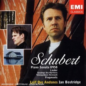 Leif Ove Andsnes &amp; Ian Bostridge / Schubert: Piano Sonata D.958, Lieder (미개봉)