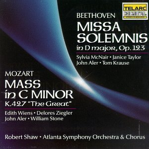 Robert Shaw / Beethoven: Missa solemnis Op.123, Mozart: Mass in C minor K.427 (2CD)